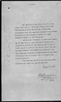 Blankets for the French Army - Payments to be made by Letters of Credit against the War Fund - Will be repaid by French Govt. [Government] - Min. Tr. and Comce. [Minister of Trade and Commerce] 1914/10 1914-10-28