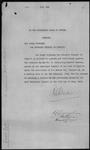 Meaford Harbour By-law N° 5 - Min. Mar. [Minister of Marine and Fisheries] 1915/03/02 1915-03-04