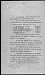 Owen Sound Harbour Improvements - Accepce [Acceptance] tender of D.M. Butchart and R. McDowall for Retaining wall $18900 - M. P.W. [Minister of Public Works] 1912/09/25 1912/09/27