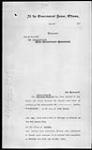 Capital Case John Baran, Portage la Prairie - Law to take its course - M. Justice [Minister of Justice] 1913/05/15 1913/05/15