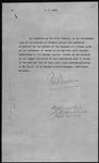Convention New York State Bankers Association - payt [payment] $2,736 cost of dinner, Chateau Laurier - Min. Finance [Minister of Finance] 1913/06/23 1913/06/23