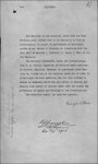 Dominion Lands - investigation settlement duties George C. Nichols - appointt [appointment] H.G. Cuttle - Min. Int. [Minister of the Interior] 1913/11/21 1913/11/25