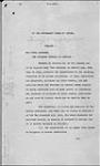Prohibition Exportation all goods from Canda to Bulgaria and of certain goods to all destinations with exception of Allies and U. S. [United States] etc. and often etc. to Denmark, The Netherlands, Norway, Sweden etc.  1915-08-04