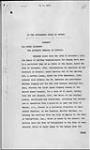 St Lawrence and Adirondack Ry [Railway Co. (Company)] - Order of the Board of Ry Commrs [Railway Commissioners] 1915/11/10 - Lease to the New York Central Railroad Co. [Company] rights and privileges over C. P. R. - G. T. R. [Canadian Pacific Railway - Grand Trunk Railway] etc. lines - Min. R. and C. [Minister of Railways and Canals] 1915/11/18 1915-11-18