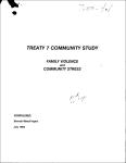 Treaty 7 Community Study: Family Violence and Community Stress