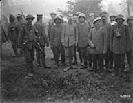 Prisoners captured by Canadians. Battle of Amiens  August, 1918.