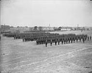 13th Cdn Inf. Bn R.H.C. on parade. April 1919. 1914-1919