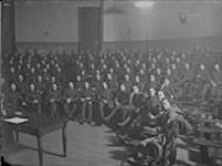 Opening of the Khaki College, Y.M.C.A. University Classes, London England, February 1918. 1914-1919