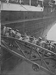 Departure of 3rd Canadian Division per S.S. "Adriatic" from Liverpool, March 1st 1919. R.C.R. embarking  March 1, 1919.
