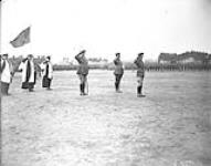 Prince of Wales presenting Colours, 27th, 28th, 29th, Battalions  1914-1919