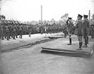 Prince of Wales presenting Colours-27th, 28th and 29th Battalions  1914-1919