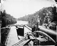 Lower Lock, Rideau Canal  [ca. 1800].