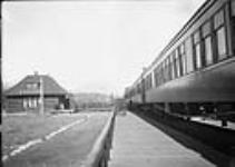 [Royal Train at Rlwy Station, Laggan, Alta.]  September 29, 1901.