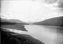 (Canada Alaska Boundary) Looking up the Yukon from Fort Reliance - Klondike Valley in the distance, 1895 1895
