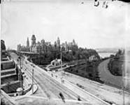 [Parliament Hill and Wellington Street from the Corry Building.]. [ca. 1890-98]