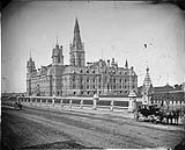 (Parliament Buildings) West Block from Wellington Street. n.d.