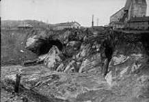 Slide at Worthington Mine, Worthington, Ont Oct 4, 1927