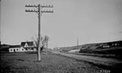 Kennevecasis valley showing main highway near Norton, [N.B.] 1923