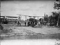R.C.A.F. aircraft on slipway, Cormorant Lake, Man., 1925