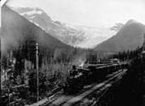 C.P.R. (Canadian Pacific Railway) Express and Great Glacier, [B.C.]. ca. 1900 - ca. 1939