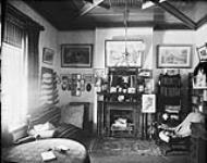 Interior of Library, Mr. Wise's House. June 1890