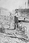 Surveying for new townsite, Rouyn, [P.Q.] 1934 1934