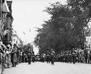 Funeral procession of Lt. J. Thad Johnson 3 July 1927