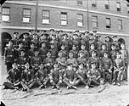 Colonel Dennison and sergeants of the Royal Canadian Regiment. October, 1911.