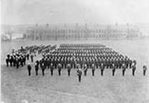 [Royal Canadian Regiment] Battalion Parade, Wellington Barracks  [ca. 1907].