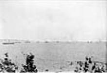 Le premier contingent canadien, dans la baie de Gaspé 1914