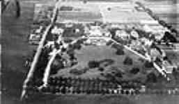 Agricultural College, Guelph, Ontario, taken from an aeroplane. 1919