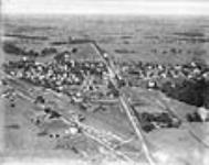 Aerial view of Landsdowne, Ontario. 1920