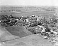Aerial view of Bloomfield, Ontario. 1920