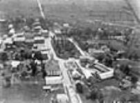 Aerial view of Colborne, Ontario. 1920