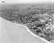 Aerial view of Wellington, Ontario. 1920
