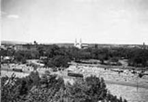 Major's Hill Park, Basilica and Printing Bureau, [Ottawa, Ont.]. [1920's]