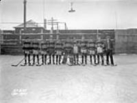(Relief Projects - No. 16). The hockey team. Feb. 1934