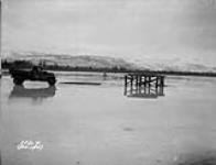 (Relief Projects - No. 62). Loading platform for ice on Wasa Lake. Jan. 1934