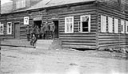 Canadian gunners at Y.M.C.A. building Northern Russia, 1919. 1919