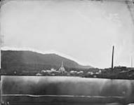Port Simpson village and Church [B.C.] Aug. 1878