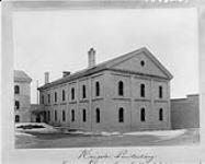 Kingston Penitentiary, [Kingston, Ont.] (East view Dining-Hall & Catholic Chapel)