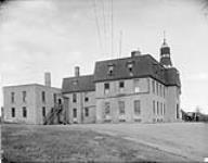 Brandon Indian Residential School, exterior view, Brandon, Manitoba, circa 1935-1940  ca. 1935-1940.