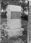 Monument to Canadian Jesuit Martyrs Jean de Brébeuf and Gabriel Lalemant, Fort Ste. Marie [Huronia] Ont June 29, 1930