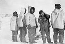 (Hudson Strait Expedition). Group of Eskimos, Port Burwell, Quebec [Nunavut], 15 March 1928 March 15, 1928.