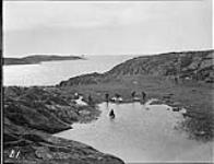 (Hudson Strait Expedition) Base 'B' landing party ashore 6 Aug. 1927