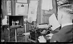 [Telegraph office, Parry Sound, Ont., June, 1916.]. 1916