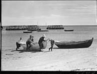 Fishermen near Saint-Georges, Quebec. 1933