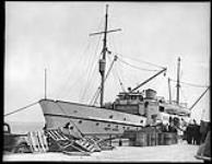 S.S. "North Gaspé" in the Magdalen Islands, P.Q., 1940. 1940