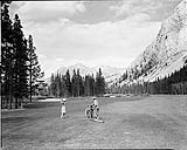 Golf Course - Mounts Peechee & Inglismaldie, Banff National Park, Alta. October, 1929