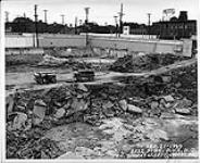 [Excavation for Veterans Affairs Headquarters, corner of Wellington & Lyon Streets, Ottawa, Ont.] Sept. 21, 1949 21 Sept. 1949